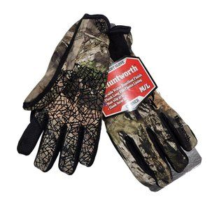 Mens‎ Hunting Gloves Huntworth Mossy Oak Gunner Midweight Camo Size M/L